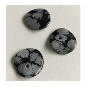 EDELSTEN 25mm - Snowflake Obsedian